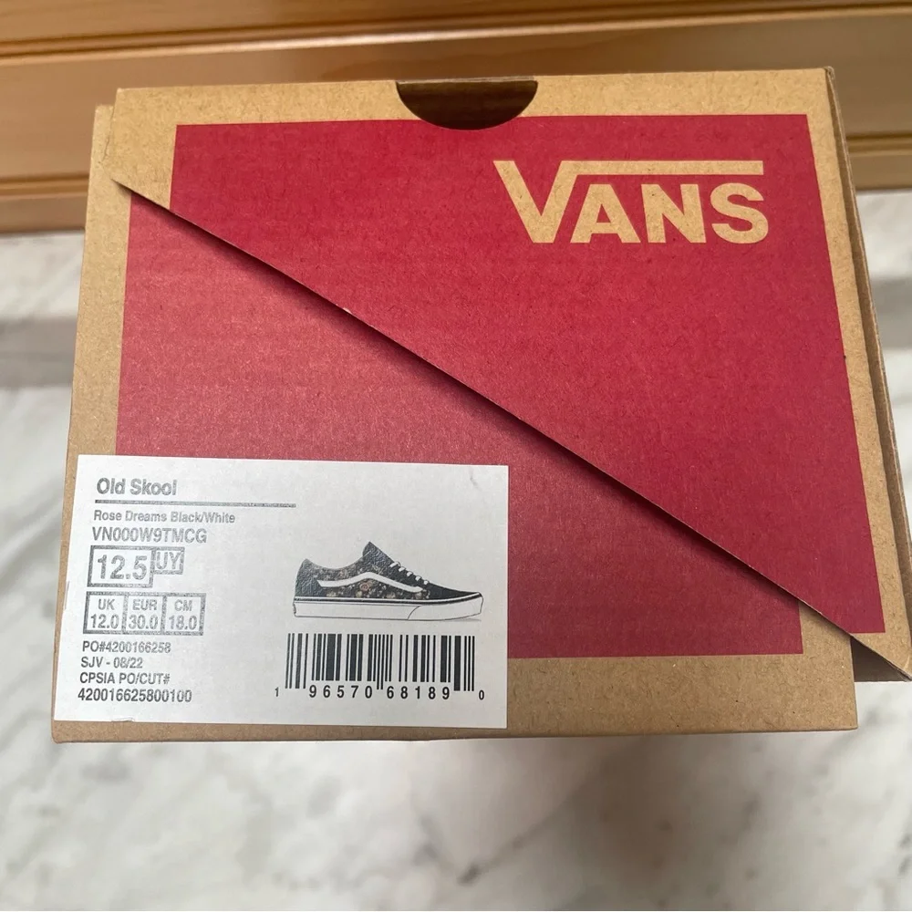 VANS Old Skool Rose Dreams Shoe Girls NWT - Picture 6 of 6